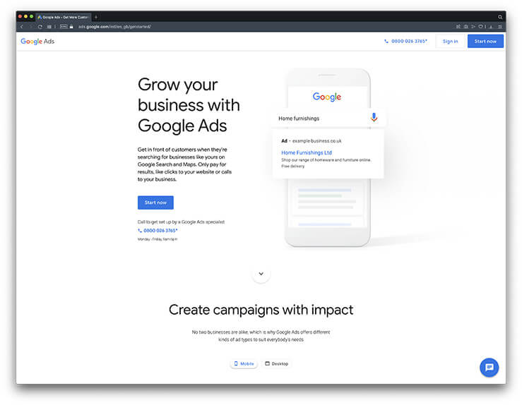 promote your website with google adwords